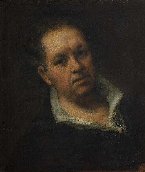 Self-portrait of Francisco Goya