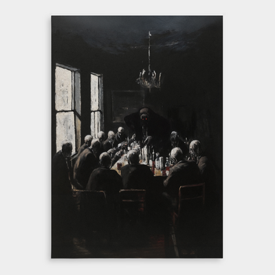 A Deal With The Gentleman in Black Print