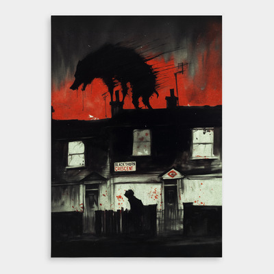 A Visit From The Barghest, Blackthorn Crescent Print