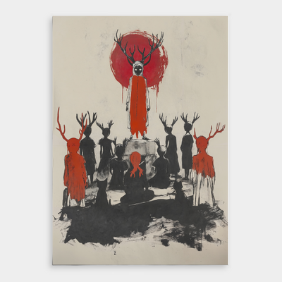 Meeting Of The Moorfolk Print