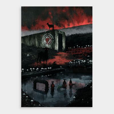 Night Of The Moor Fire Print