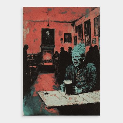 Pubs Of England – The Wizard & Crow Print