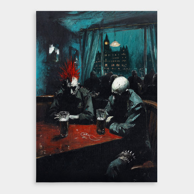 Pubs Of England – The Town Hall Vaults Print