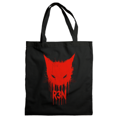 R3N Cat R Logo Tote Bag