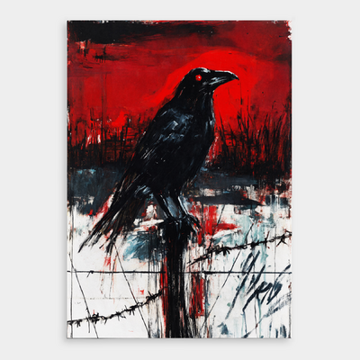 Raven At Gallows Bog Print