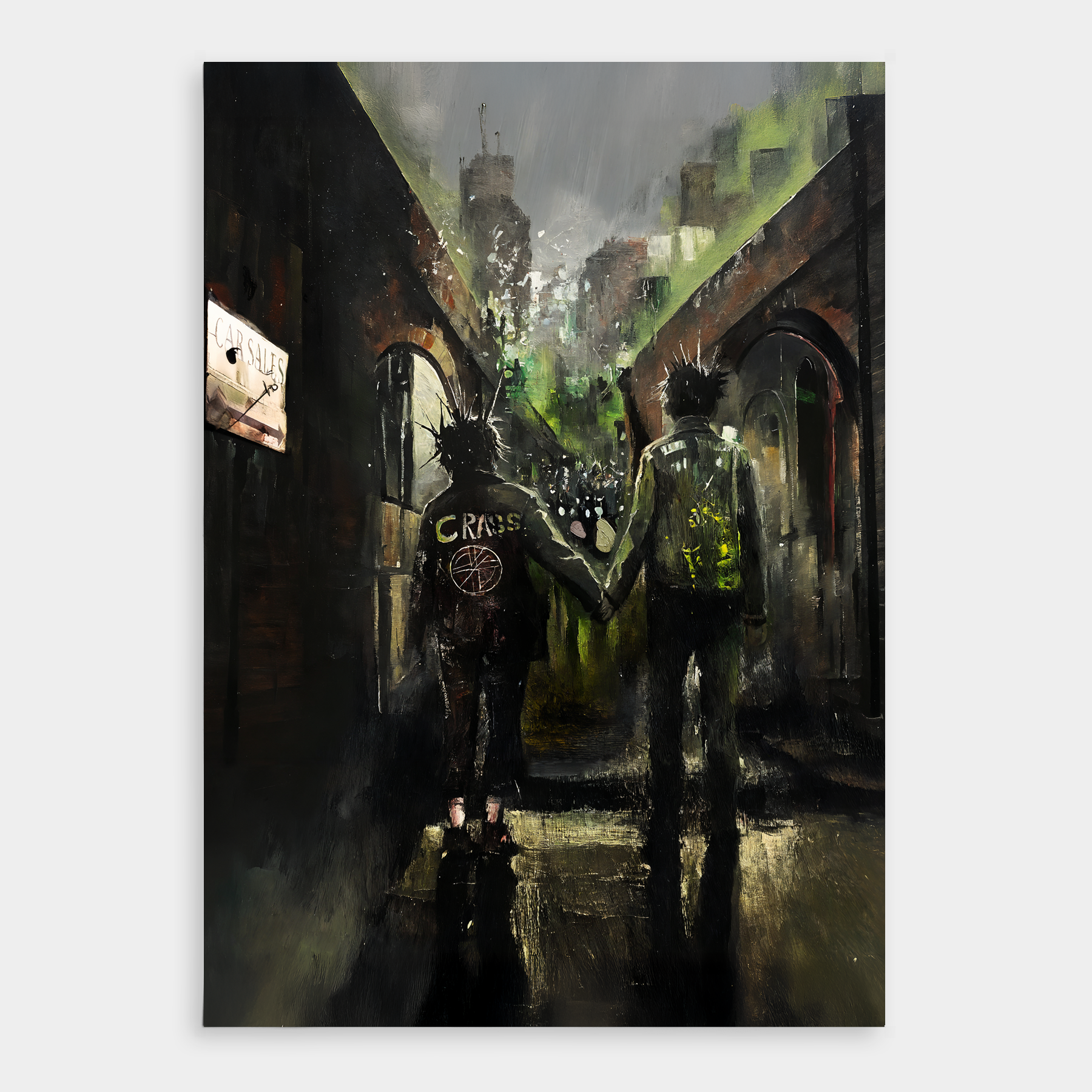 Salford, Where We Stood (Fall In Love, Not In Line - 2012) Print