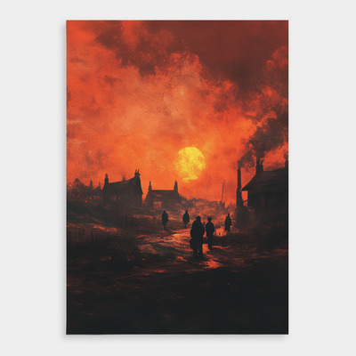 Sunset Over Atherton Print