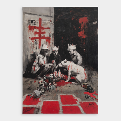 Teddy and the Gloamrats – Gloamrats Camp Print