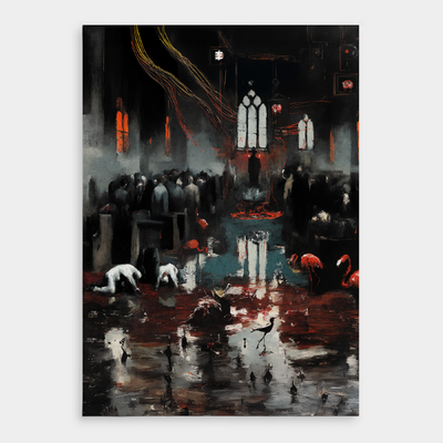 The Brass Church, Assembly at the Crooked Chapel Print