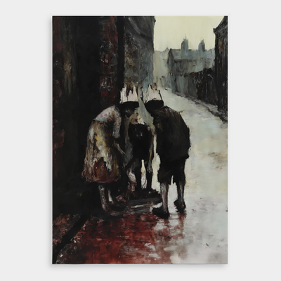 The Gloamrats Investigate The Gutter Print
