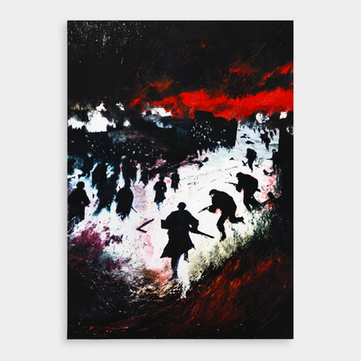 The Red Shore: The Long Beach to Liberation (D-Day 6th June 1944) Print